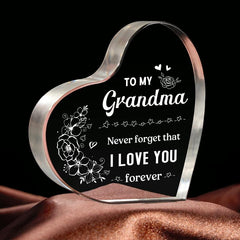 Custom Grandma Birthday Paperweight - Unique Personalized Gift for Christmas