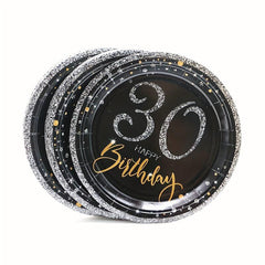 30th Birthday Party Tableware Supplies Serves16