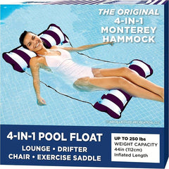 Monterey Hammock Pool Float & Water Hammock 4 in 1