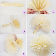 41pcs Golden Birthday Decorations for Women and Girls - Banner Balloons Pom Poms