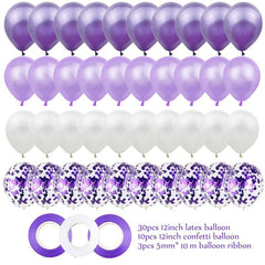 43pcs Party Balloon Set Latex Balloon Confetti Decoration