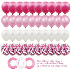 43pcs Party Balloon Set Latex Balloon Confetti Decoration