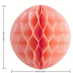 5pcs 20 Paper Honeycomb Balls Hanging Decoration Lantern Colourful Wedding Party