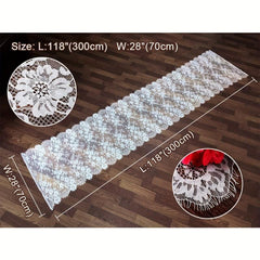 Vintage Lace Wedding Table Runner 71 12cmx304