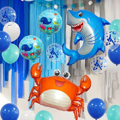 20pcs Ocean Theme Birthday Balloon Decoration Set