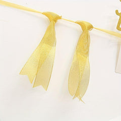 12 Months Photo Frame Banner Glitter 1st Birthday Party Decorations
