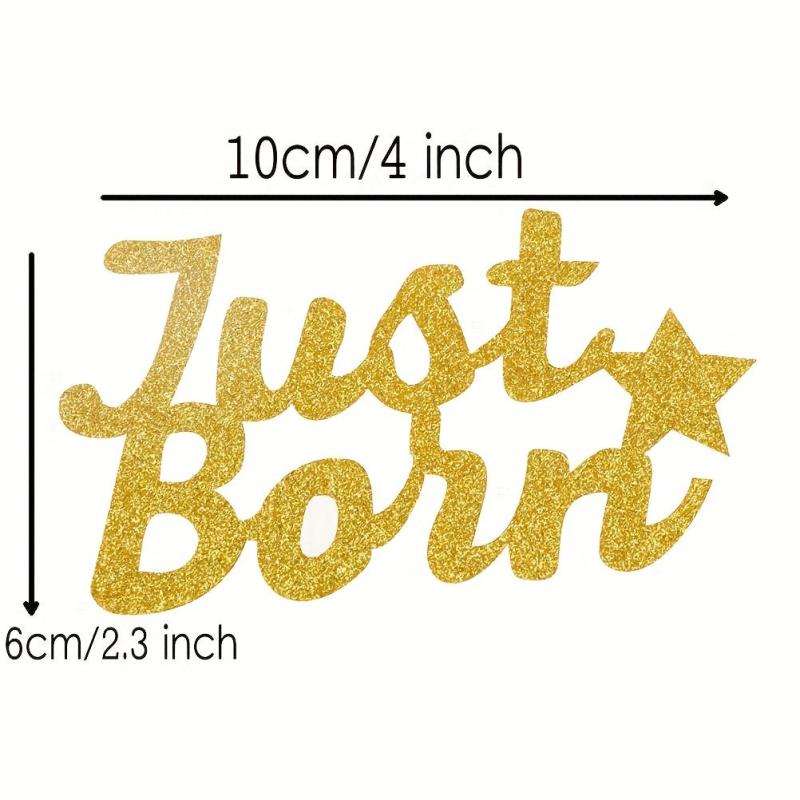 12 Months Photo Frame Banner Glitter 1st Birthday Party Decorations