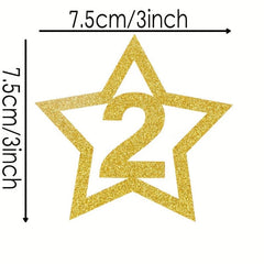 12 Months Photo Frame Banner Glitter 1st Birthday Party Decorations