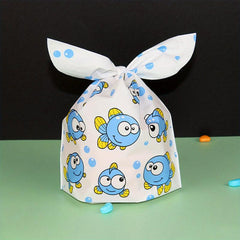 50pcs Animal Rabbit Ear Gift Packaging Bags Portable Gift Packaging Bags