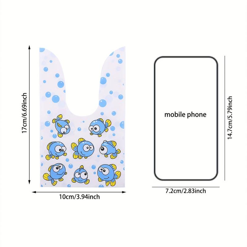50pcs Animal Rabbit Ear Gift Packaging Bags Portable Gift Packaging Bags
