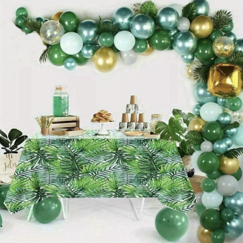 1pc Disposable 54''x108'' Jungle Animal Theme Tablecloth
