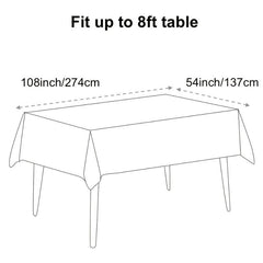 1pc Disposable 54''x108'' Jungle Animal Theme Tablecloth