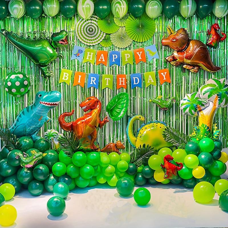Forest Dinosaur Theme Balloon Set for Boy Birthday Party