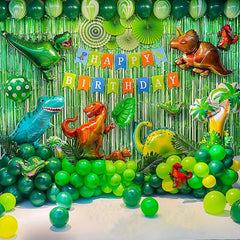 Forest Dinosaur Theme Balloon Set for Boy Birthday Party