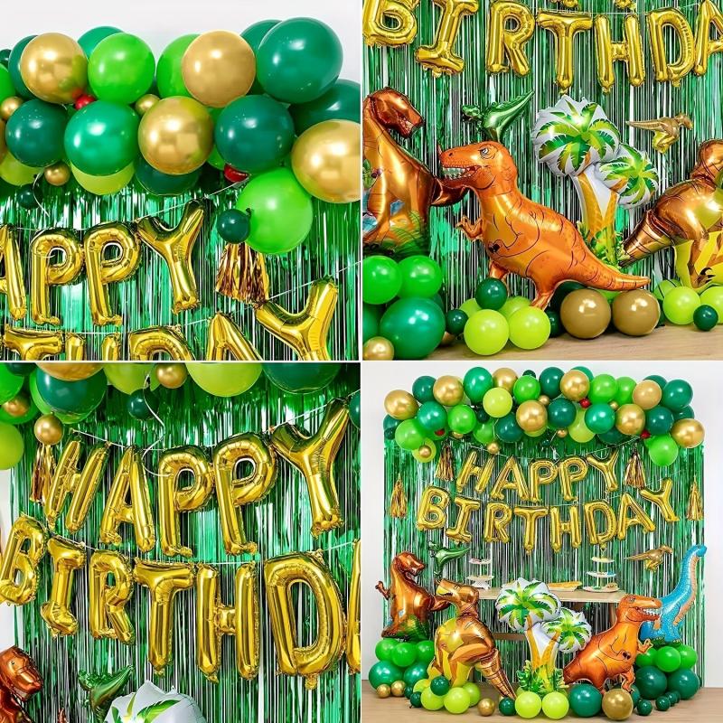 Forest Dinosaur Theme Balloon Set for Boy Birthday Party