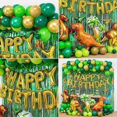 Forest Dinosaur Theme Balloon Set for Boy Birthday Party