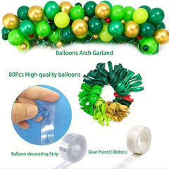 Forest Dinosaur Theme Balloon Set for Boy Birthday Party
