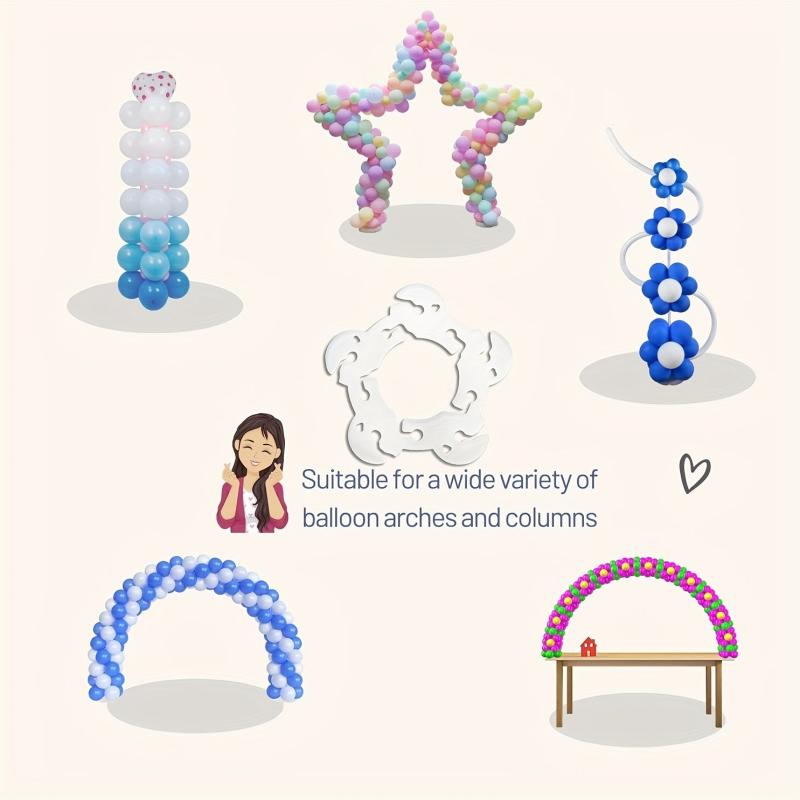 50pcs Plastic Balloon Fixing Rings Engagement Wedding Balloon Decoration