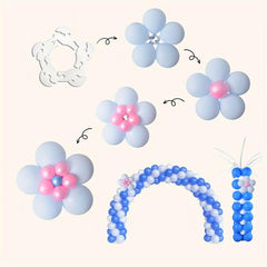 50pcs Plastic Balloon Fixing Rings Engagement Wedding Balloon Decoration