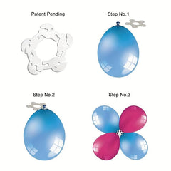 50pcs Plastic Balloon Fixing Rings Engagement Wedding Balloon Decoration