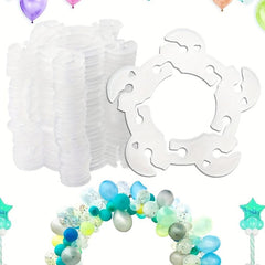 50pcs Plastic Balloon Fixing Rings Engagement Wedding Balloon Decoration