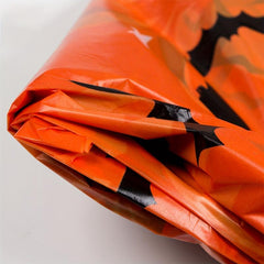 Waterproof Halloween Tablecloth 220x130cm Disposable Plastic Cover Spooky Decor