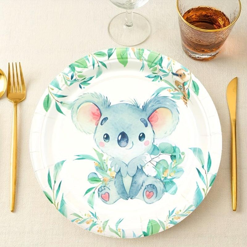 Koala Themed Party Decorations Set Serves 20 Guests