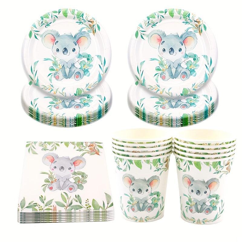 Koala Themed Party Decorations Set Serves 20 Guests