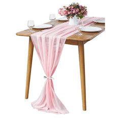 Chiffon Table Runner 71 12cmx299 Romantic Wedding Runner Tablecloth Home Decor