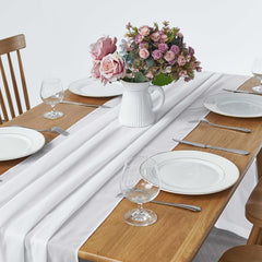 Chiffon Table Runner 71 12cmx299 Romantic Wedding Runner Tablecloth Home Decor