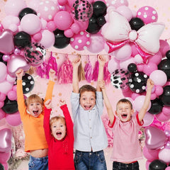 143pcs Pink Balloon Party Set Girl Birthday Decoration Supplies