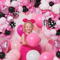143pcs Pink Balloon Party Set Girl Birthday Decoration Supplies