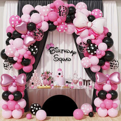143pcs Pink Balloon Party Set Girl Birthday Decoration Supplies