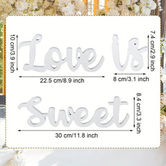 Love Is Sweet Wedding Decoration Sign