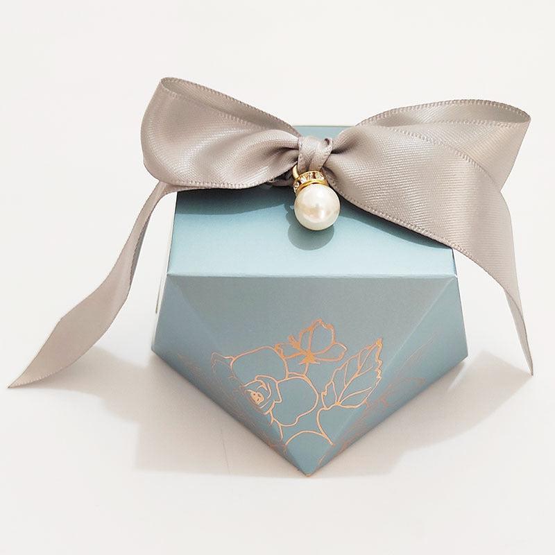 50pcs Rhinestone Paper Candy Boxes - Wedding, Baby Shower, Birthday Party Favors