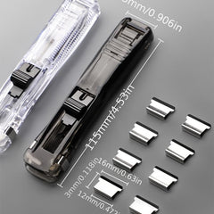 2pcs Clip Holders & 50pcs Clips for Document Storage