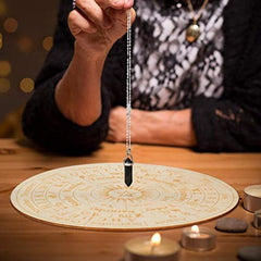 Star Pendulum Board Wooden Dowsing for Witchcraft 9.8inch