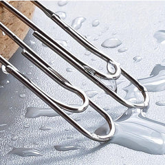 160pcs 28mm Silvery Paper Clip Steel Core Nickel Plated w/ Clip Box