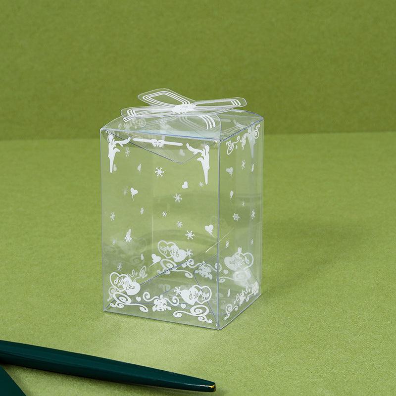 6pcs Transparent Plastic Chocolate Candy Box for Festive Party Favors