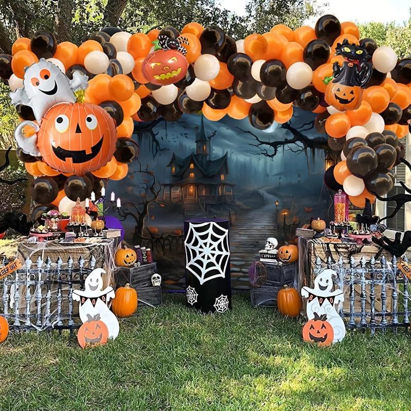Halloween Photography Backdrop Scary Night Haunted House Background