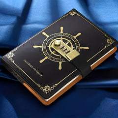 Vintage Password Notebook A5 Diary Lock 200pgs