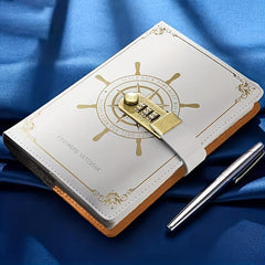 Vintage Password Notebook A5 Diary Lock 200pgs