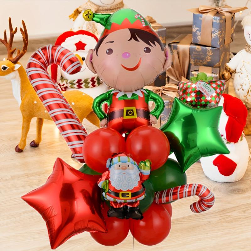20pcs Santa Claus Christmas Balloon Set Xmas Decoration