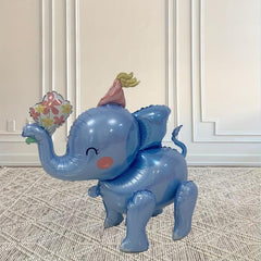 5pcs Elephant Balloon Set for Birthday and Party Decor