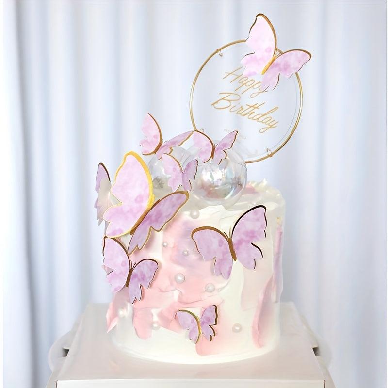 Butterfly Cake Toppers for Weddings Birthdays Baby Showers