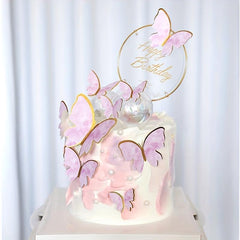 Butterfly Cake Toppers for Weddings Birthdays Baby Showers