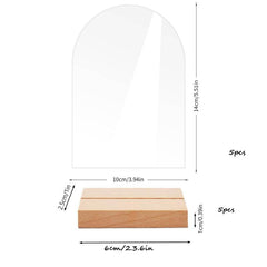 Acrylic Wedding Table Numbers Set - Hexagonal, Rectangular, Round Signs