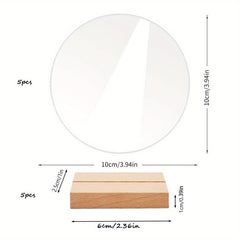 Acrylic Wedding Table Numbers Set - Hexagonal, Rectangular, Round Signs