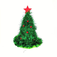 Christmas Tree Hat Decorative Hat Green Madder Fur Adult Headwear