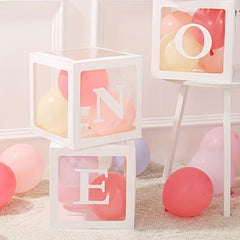 Transparent Balloon Box for Baby's Birthday Party